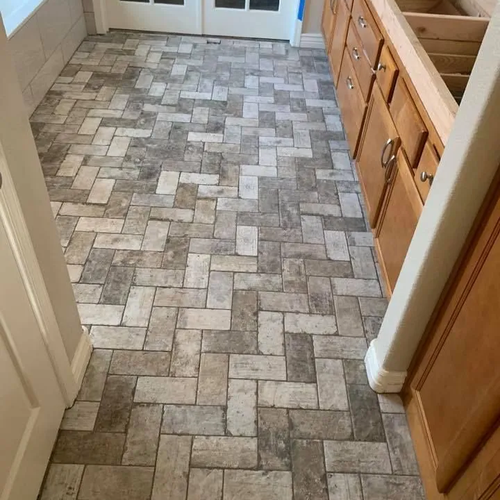 Tile installation by Cornerstone Flooring Brokers in Glendale AZ