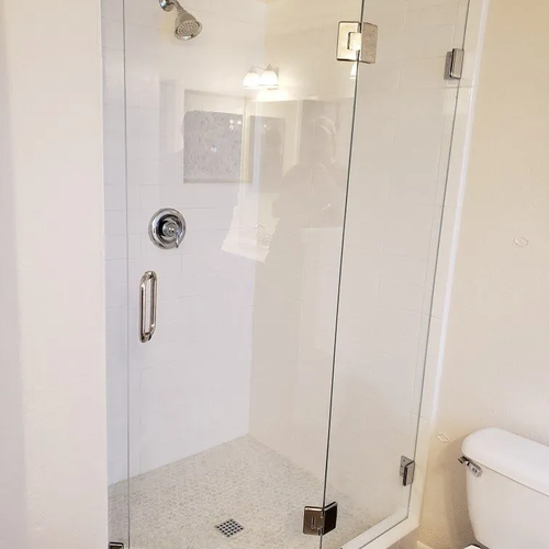 Shower installation by Cornerstone Flooring Brokers in Glendale AZ
