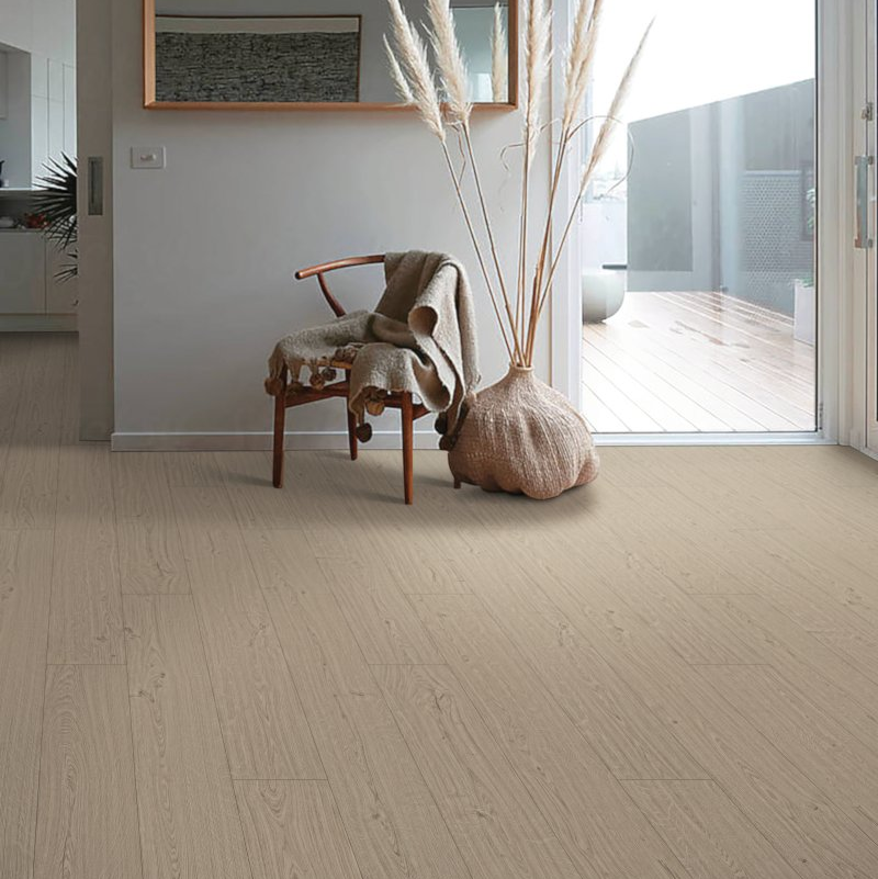 Cornerstone Flooring Brokers providing laminate flooring for your space in Glendale, AZ - Palm City- Tranquil Fog Oak