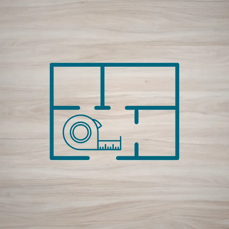 In-home measurements from Cornerstone Flooring Brokers